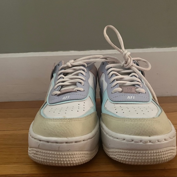 RARE!!! Nike Air Force One Shadow Pastel Size 7.5 - Picture 4 of 5